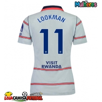 Camisa de Futebol Atletico Madrid Ademola Lookman #11 Equipamento Alternativo Mulheres 2026-27 Manga Curta